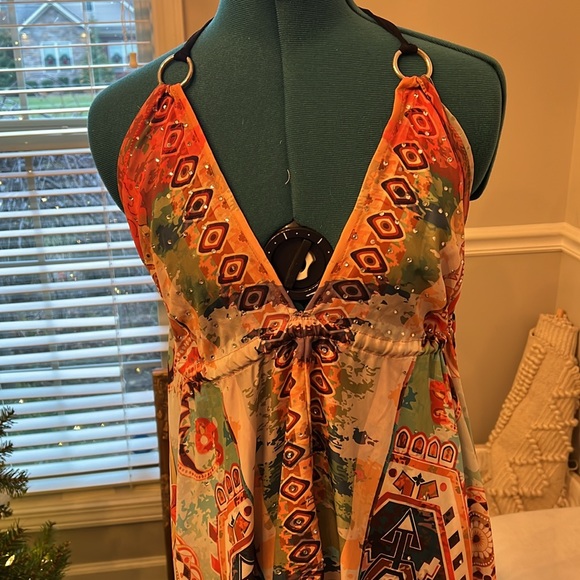 Multi-Pattern Dress - Picture 2 of 5